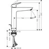 Hansgrohe HG Logis praustuvo maišytuvas 190