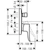 Potinkinis maišytuvas Hansgrohe Metris 31454000