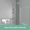 Termostatinė dušo sistema Hansgrohe Vernis Shape 230 1 Jet 26286670, juoda matinė