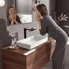 Praustuvo maišytuvas Hansgrohe 75040670, su dugno vožtuvu, juodas matinis