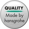Wc šepečio ir tualetinio popieriaus laikiklio komplektas Hansgrohe WallStoris 27969670, juodas matin