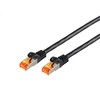 helos Patchkabel Cat 6a Outdoor RJ45 juodas 25m AWG26/1