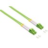 helos LWL OM5 Patchkabel Duplex LSZH 2,0mm LC/LC lindgrün 10,0m