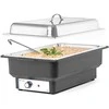 Podgrzewacz bemar elektrinis stalo GN1/1 65mm Kitchen Line 900W - Hendi 204825