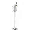 Bar Up Stovas, pagrindas šampano kibirui, plieno, aukštis 74 cm - Hendi 593608