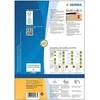 Herma Spalvotos etiketės A4, 199.6 x 143.5 mm, Raudona, tvirta rankena - 4567