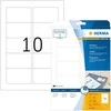 Herma Labels InkPrint 8840, A4, 83,8 x 50,8 mm, baltas matinis popierius, 250 vnt, suapvalinti kampai (8840)