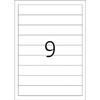 HERMA Spine insert labels A4 190x30 mm baltas cardboard perforated non-adhesive 225 pcs. - Baltas - Non-adhesive spausdintuvas label - A4 - Cardboard - lazerinis/Inkjet - Rectangle