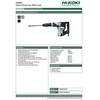 Atskėlimo plaktukas HiKOKI H60MC