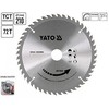 YATO diskinis pjūklas, skirtas ALUMINIUI 210x30mm 72 dantu 6093