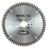YATO diskinis pjūklas, skirtas ALUMINIUI 210x30mm 72 dantu 6093