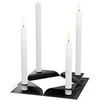 Žvakidžių rinkinys HOFATS SQUARE CANDLE juoda, 4 vnt.