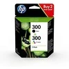 Hewlett Packard (HP) HP 300 rašalo kombinuotas rinkinys, juodas/trispalvis, blisterinė pakuotė