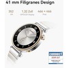 Išmanusis laikrodis Huawei Watch GT 4 Elegant Edition (41 mm), Šviesios auksinės spalvos nerūdijančio plieno korpusas su milanietišku dirželiu