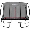 Hudora 4Square Trampolin 244x366 (juodas/raudona)