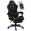 Žaidimų kėdė Huzaro Force 4.7 RGB, Juodos spalvos