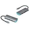 I-TEC USB C metalinis nano dokas 1xHDMI 4K 1xSD kortelių skaitytuvas 1xmicroSDCardreader 3xUSB 3.0 prievadas 1xUSB-C PD suderinamas su T