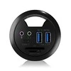 ICYBOX IB-HUB1404A Icy Box Desk Hub 2x USB 3.0, 1x USB 3.0 Type-C, garso įvestis / išvestis, SD skaitytuvas