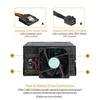 „Icy Dock“ 8 x 2,5 colio SATA / SAS – „Mini-SAS ToughArmor“ (MB998IP-B)