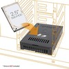 Icy Dock MB882SP-1S-2B, Plastikas, Juoda, 101 mm, 145 mm, 25 mm, 163,3 g