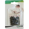 InLine fan screws 50 pieces – juodos spalvos