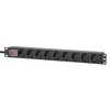 Intellinet 715133 Maitinimo juosta Rack 1U 9x Schuko lizdai, 4000W