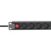Intellinet 715133 Maitinimo juosta Rack 1U 9x Schuko lizdai, 4000W