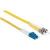 Intellinet Network Solutions Kryžminis pluoštas, dvipusis, vienpusis, LC / ST, 9 / 125μm, OS2, geltonas, 2m (750011)