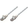 Intracom INTELLINET tinklo kabelis Cat6 U/UTP 5.0m Baltas 14ft. RJ-45 Vyriški / RJ-45 Vyriški Paauksuoti kontaktai Polimaišas