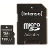 Atminties kortelė SD MicroSD kortelė 128GB Intenso SD-HC UHS-I inkl. SD - Adapteriai mažmeninė prekyba