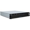 Serveris Inter-Tech IPC 2U-2404L SATA, Server-case - juodas, 2 Hheneinheiten