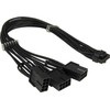 Adapteris AV Inter-Tech Inter-Tech Adapteris GPU-02 (12pin) auf 3x8pin PCIe, 34cm