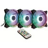 Inter Tech Ventiliatorius Argus RS- 07 RGB 3- pack + Hub (88885537)