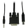 Inter-Tech KVM-Switch AS-9104DA RackmountDVI,4xDVI/USB/Audio mažmeninė prekyba