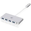 USB IOGear GUH3C4PD šakotuvai ir šakotuvai USB 3.2 Gen 1 (3.1 Gen 1) Type-C 5000 Mbit/s Balta