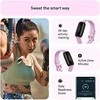 Išmanioji apyrankė Fitbit Inspire 3, Juodos spalvos korpusas su alyvinės spalvos dirželiu