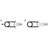 Nasadki, Varžtų gaubtai 19mm, 21vnt, juodi