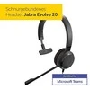 Ausinės Jabra EVOLVE 20 SPEC EDIT MONO MS - QUICK START GUIDE WARRANTY