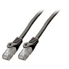 EFB Elektronik 1m Cat6 Patch - 1 m - Cat6 - U/UTP (UTP) - RJ-45 - RJ-45 - Juodas