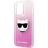 Apple iPhone 13 Pro Max Karl Lagerfeld dėklas Choupette Head (KLHCP13XCTRP) rožinės spalvos