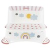 KEEEPER dvigubas laiptelis RAINBOW, baltas, 10031