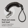Leitz KENSINGTON Slim Combination Lock Nešiojamas nešiojamojo kompiuterio užraktas, skirtas NanoSaver saugos lizdui, kurį galima nustatyti iš naujo