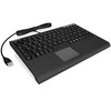 KeySonic ACK-540U+ Mini Klaviatūra su integruotu Jutikliniu kilimėliu, UK Išdėstymas