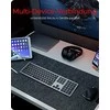 RaidSonic KeySonic KSK-8023BTRF (DE) klaviatūra Universalus Bluetooth QWERTZ German Anthracite, Juodas