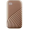 Kietasis diskas Western Digital My Passport SSD 2TB auksinė