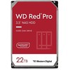 Sandisk HDD - Western Digital Raudona Pro 3,5" 22000 GB Serial ATA III