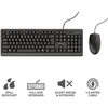 Klaviatūra Trust PRIMOKEYBOARD ir pelė SET - QWERTZ su laidu