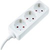EFB EFB 3-fach Steckdosenleiste be Schalter baltas Zuleitung 1,4m H05VV-F 3G 1,5mm