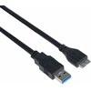 USB kabelis PremiumCord USB-A - mikro B 0, 5 m Juoda (ku3ma05Bk)