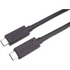 Kabelis USB PremiumCord USB-C - USB-C 0.5 m Juodas (ku4cx05bk)